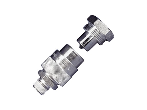 [HF-CM1] ACOPLE HIDRAULICO MACHO CON ROSCA 3/8"(NPT) HEMBRA 10000(PSI) / 700(BAR)