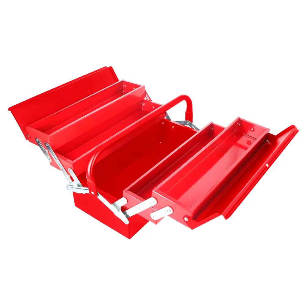 [UCMA2] CAJA DE HERRAMIENTAS TIPO ACORDEON 16" X 7-7/8" X 8" 5 BANDEJAS CAPACIDAD 15(KG)