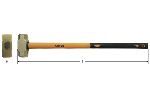 [AMP-FG0071A] COMBO DE BRONCE 7.5(LB) AL-BR CABO DE FIBRA DE VIDRIO