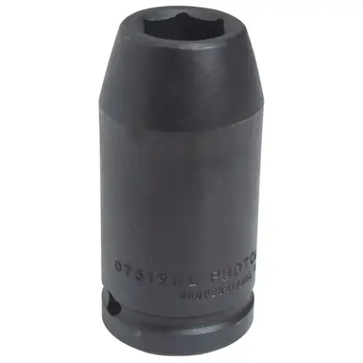 [07519ML] DADO DE IMPACTO LARGO MANDO 3/4" X 19(MM) 6(PUNTAS)