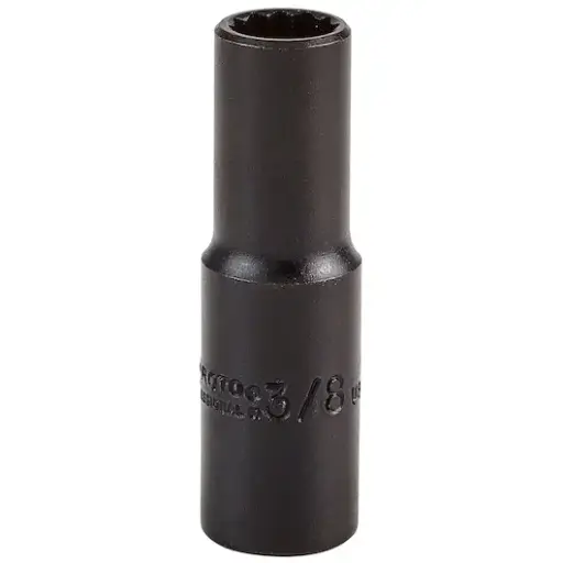 [5012B] DADO LARGO MANDO 3/8" X 3/8" 12(PUNTAS) NEGRO
