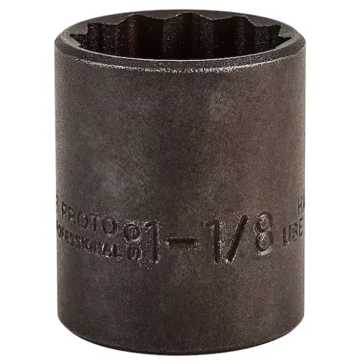 [5436B] DADO MANDO 1/2" X 1-1/8" 12(PUNTAS) NEGRO